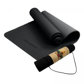 Dark Green Eco-friendly TPE yoga mat'sThick Exercise Fitness Physio Pilates  Gym Mats