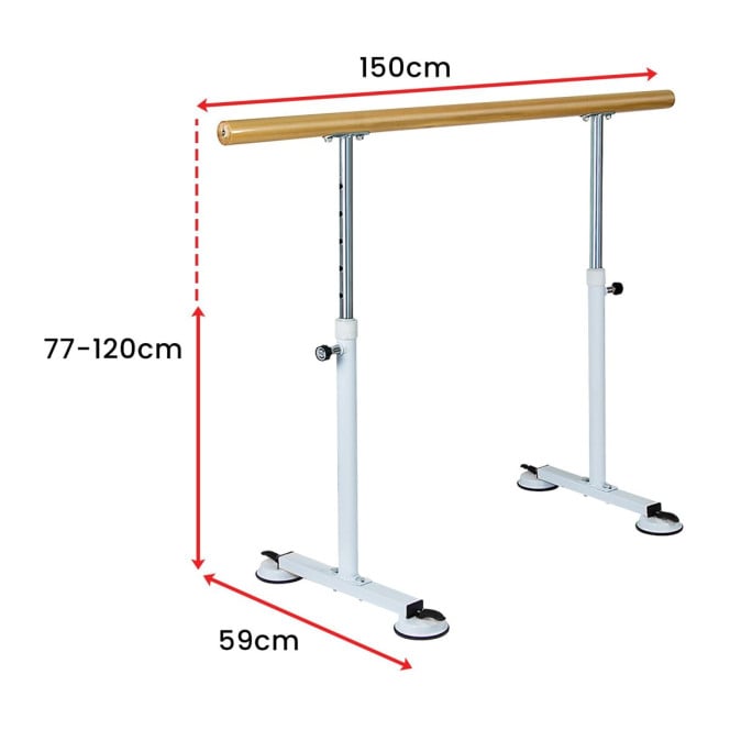 Powertrain Freestanding Ballet Barre - 1.5M Image 3