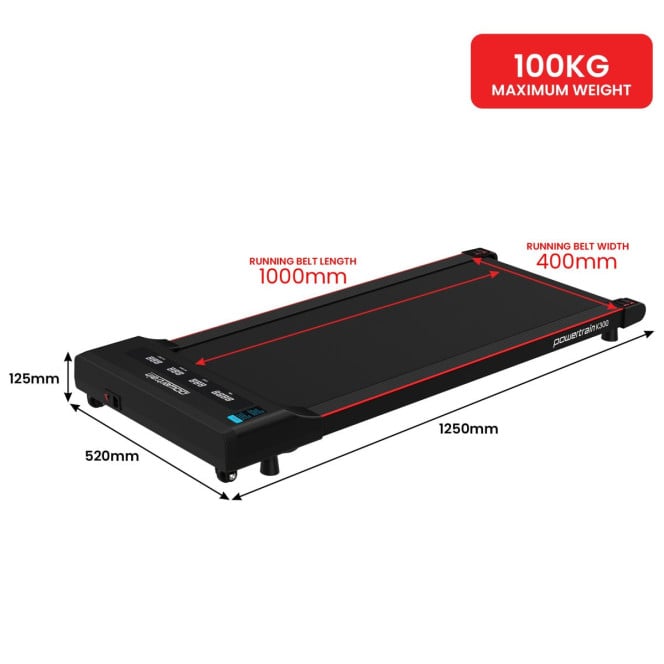 Powertrain K300 Electric Walking Pad Under Desk Treadmill Image 4