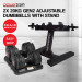 40kg Powertrain GEN2 Adjustable Dumbbell Set with Pro Stand Image 2 thumbnail