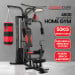 Powertrain Home Gym Multi Station with 110lb Weights, Boxing Punching Bag, and Speed Bag thumbnail