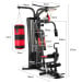 Powertrain Home Gym Multi Station with 110lb Weights, Boxing Punching Bag, and Speed Bag Image 2 thumbnail