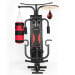 Powertrain Home Gym Multi Station with 110lb Weights, Boxing Punching Bag, and Speed Bag Image 3 thumbnail