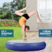 Powertrain 1m Air Track Spot Round Inflatable Tumbling Mat - Dark Blue Image 5 thumbnail