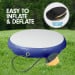 Powertrain 1m Air Track Spot Round Inflatable Tumbling Mat - Dark Blue Image 6 thumbnail