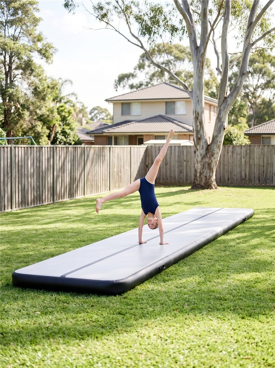 Air track tumbling mats